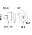 Alternator IA1211 OEM PN 11204116